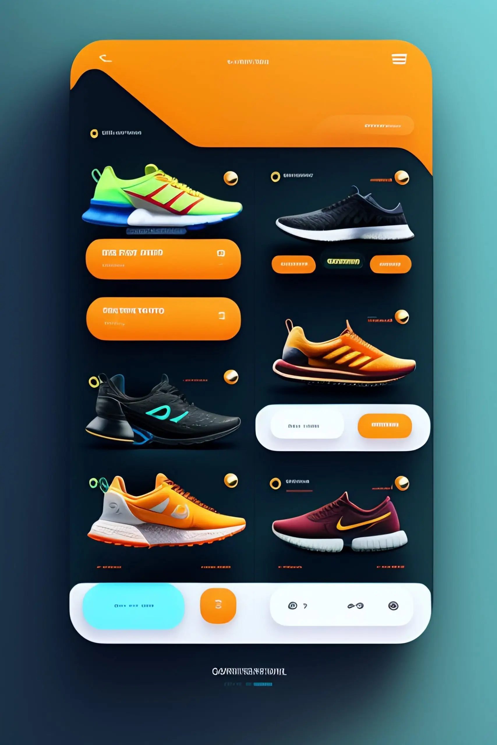 Sports shoes ui design scaled Come funziona il connettore tra Mexal e il tuo ecommerce