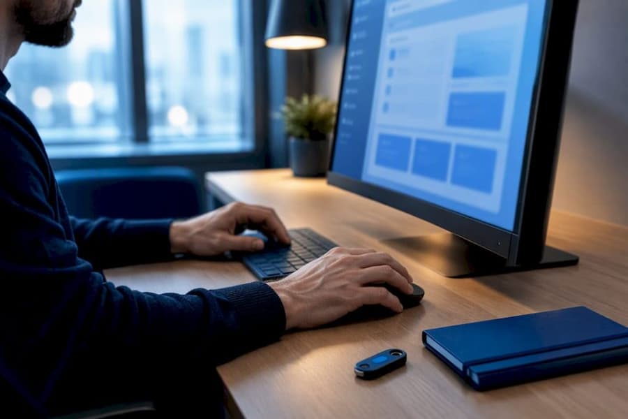 Amministratore che verifica le autorizzazioni sulla privacy nell'ERP