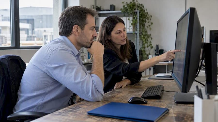 KPI aziendali ERP: quali monitorare e con quale frequenza 1 I responsabili delle PMI analizzano gli indicatori chiave di performance dell'ERP