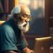 old man at desktop with a computer scaled Incrementare la visibilità del sito