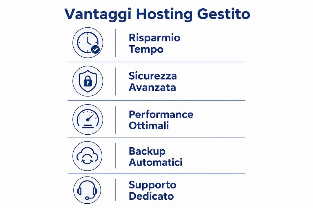 Infografica: perché scegliere un hosting WordPress gestito per la tua PMI