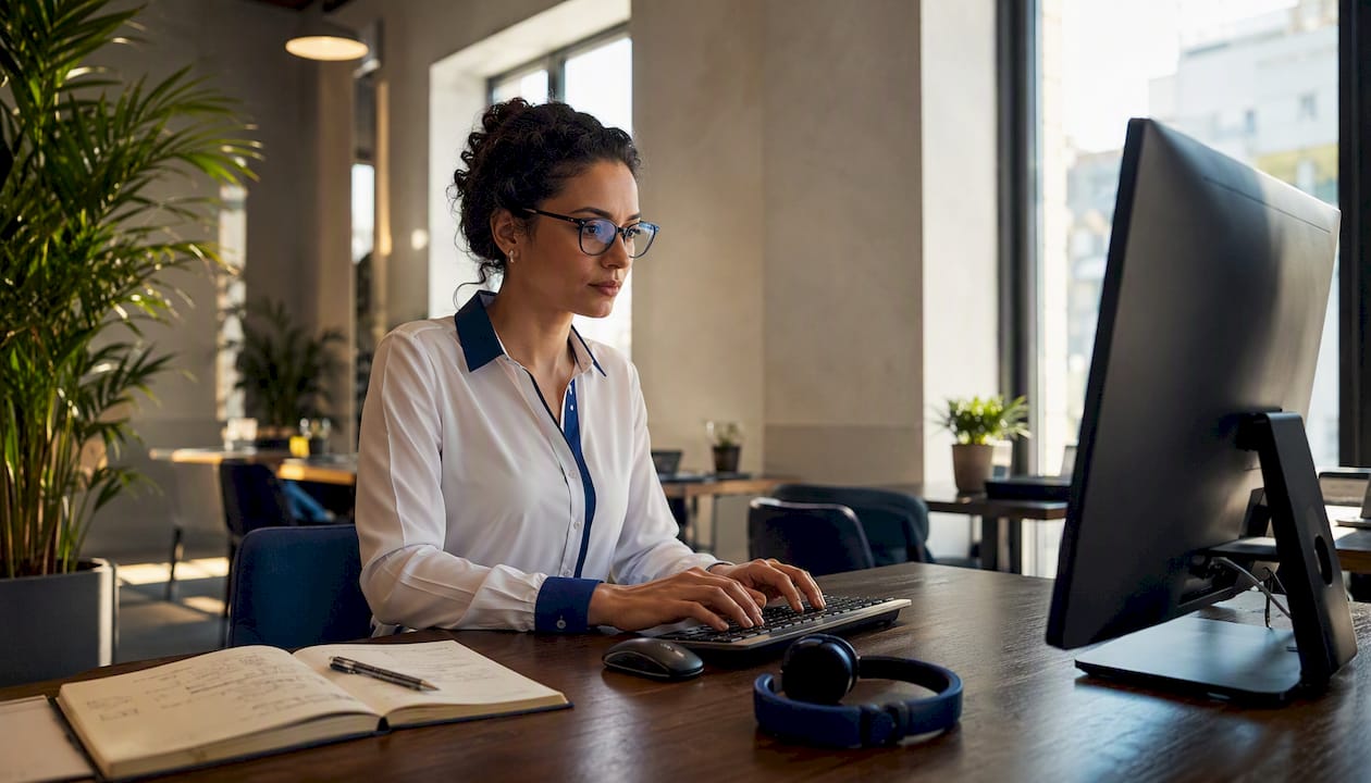 ERP cloud vs on premise: guida pratica per le PMI italiane 4 Professionista impegnata nella personalizzazione di sistemi ERP