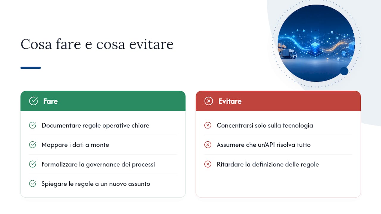Sincronizzare magazzino ed ERP: guida operativa per PMI 2 Il punto di vista: cosa conta davvero in un progetto di sincronizzazione — overview diagram